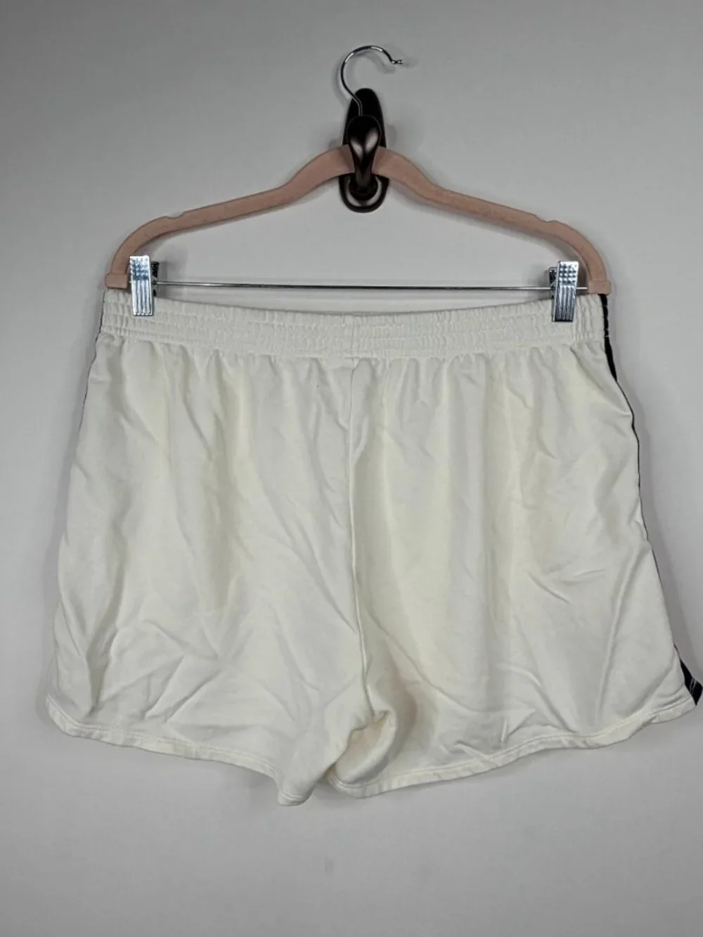 2/$30 J. Crew Terry Boxer Short With Stripes White Medium #A3659